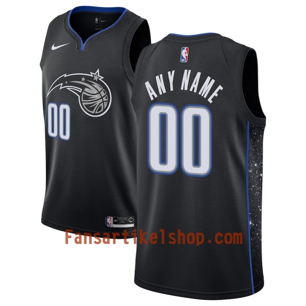 Orlando Magic Trikot Benutzerdefinierte 2018-19 Nike City Edition Schwarz Swingman - Herren